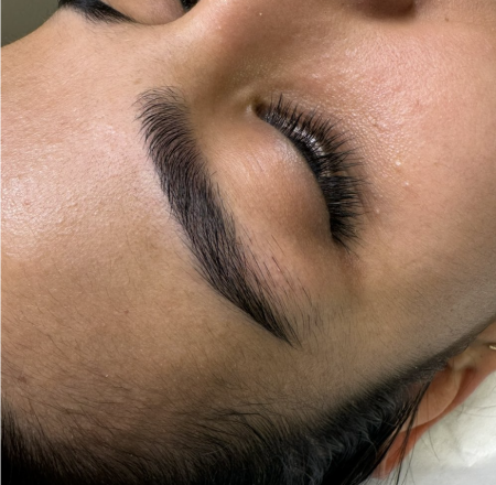 Before Brow Sculpt With Wax